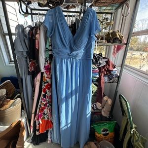 Blue formal dress